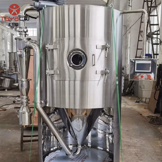 Máquina de secagem por atomização centrífuga de alta velocidade, secador por spray, microalgas, espirulina, secador por spray centrífugo